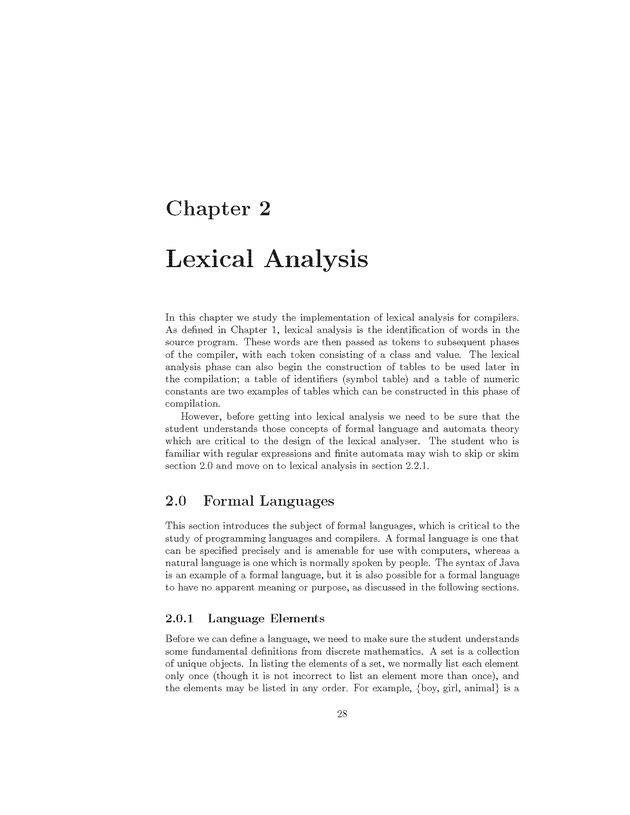 Compiler Design: Theory, Tools, and Examples - Page 28